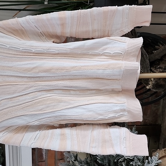 Y2k/90's Abercrombie & Fitch Womens 100% Cotton Crewneck Chunky Knit Sweater Med - Picture 5 of 14